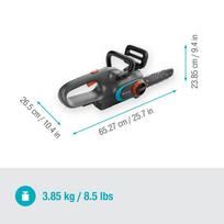akumuliatorinis pjuklas senukai - Gardena PowerSaw 250/18V P4A Solo - 7 nuotrauka