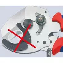 metaliniai vamzdziai - KNIPEX Vamzdžių pjaustiklis 90 25 40 - 4 nuotrauka