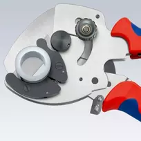 metaliniai vamzdziai - KNIPEX Vamzdžių pjaustiklis 90 25 40 - 5 nuotrauka