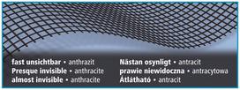 tinklelis nuo uodu juodas - Apsauginis tinklelis langams nuo vabzdžių TESA COMFORT juodas 1,7mx1,8m - 2 nuotrauka