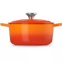 ketaus indai - Le Creuset Signature Kepimo indas 18 cm Oranžinė (Orange) - 3 nuotrauka