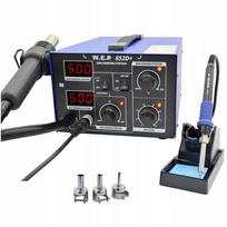 lituokli - Litavimo stotelė 2in1 WEP 852D+ su karštu oru Hotair 60W - 2 nuotrauka