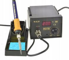 lituoklis stoteliai - Litavimo stotelė WEP 937D+ 75W - 3 nuotrauka