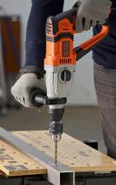 senukai perforatorius - Black & Decker BEHS02K 800 W SDS - 2 nuotrauka
