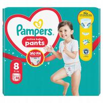pamperiai - Sauskelnės Pampers Pants, 8 dydis, nuo 19 kg, 32 vnt. - 2 nuotrauka