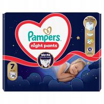 pamperiai - Pampers Night Pants sauskelnės-kelnaitės, 7 dydis, 15+ kg, 35 vnt. - 3 nuotrauka