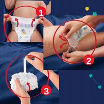 pampers 15kg - Pampers Night Pants, 4 dydis, 9 - 15 kg, 25 vnt. - 3 nuotrauka