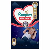 pampers 15kg - Pampers Night Pants, 4 dydis, 9-15 kg, 104 vnt. - 3 nuotrauka