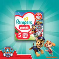 pampers pants 5 - Pampers Paw Patrol, 5 dydis, 12 - 17 kg, 66 vnt. - 2 nuotrauka