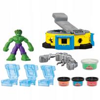 hulk figurele - PLAY-DOH Rinkinys „Hulk Smash and Squish“, F98265L0, įvairių spalvų - 3 nuotrauka