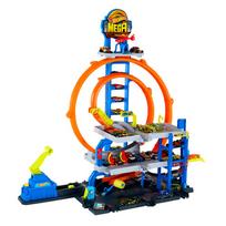 automobiliai - Mattel Hot Wheels rinkinys – Mega garažas su kilpomis (JBM74) - 7 nuotrauka