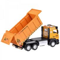 zaislinis automobilio modelis - GLW Engineering Vehicles Statybinis automobilis Savivartis su garsu ir šviesa, geltona (Yellow) ZA5009 - 6 nuotrauka