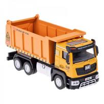 zaislinis automobilio modelis - GLW Engineering Vehicles Statybinis automobilis Savivartis su garsu ir šviesa, geltona (Yellow) ZA5009 - 7 nuotrauka