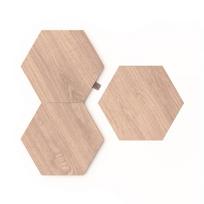 nanoleaf - Nanoleaf - Elements - Wood Look Hexagons Expantion Pack - 3 Panels - 6 nuotrauka