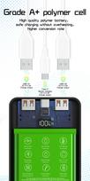 10000mah power bank - Dudao K12, 10000mAh, 22.5W, juodas (black) - 2 nuotrauka