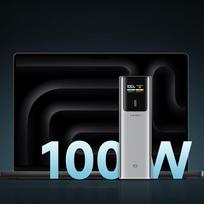 10000mah power bank - CUKTECH CKPB100PGLBL 10000mAh, 150W, pilkas (grey) - 6 nuotrauka