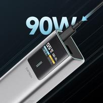10000mah power bank - CUKTECH CKPB100PGLBL 10000mAh, 150W, pilkas (grey) - 7 nuotrauka