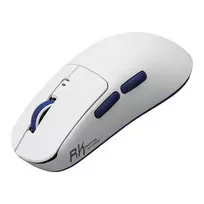 royal kludge m30 - Royal Kludge M30 Belaidė Pelė Juoda/Balta (White/Blue) - 4 nuotrauka
