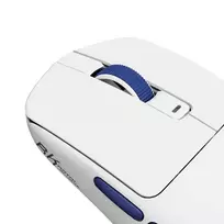 royal kludge m30 - Royal Kludge M30 Belaidė Pelė Juoda/Balta (White/Blue) - 5 nuotrauka