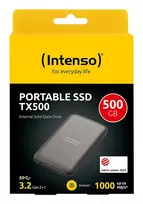 external 500gb - External SSD|INTENSO|TX500|500GB|USB 3.2|3827450 - 7 nuotrauka