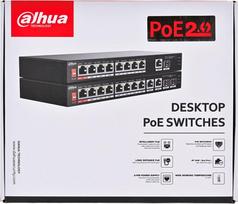 tinklo sakotuvas 10 - Switch|DAHUA|PFS3110-8ET1GT1GF-96|Desktop/pedestal|8x10Base-T / 100Base-TX|1x10Base-T / 100Base-TX / 1000Base-T|2x1000Base-T|PoE ports 8|96 Watts|DH-PFS3110-8ET1GT1GF-96 - 6 nuotrauka