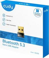 type 2 kabelis - Cudy BU530 Bluetooth adapteris USB (Bluetooth 5.3, USB 2.0) Juodas (Black) - 2 nuotrauka