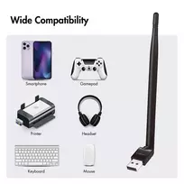 usb bluetooth adapteris - LogiLink USB-A Bluetooth 5.3 adapteris su antena Juodas (Black) / BT0067 - 4 nuotrauka
