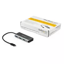 sd korteliu skaitytuvas - StarTech 3-PORT USB-C HUB W/ SD READER/READER-10GB - 3X USB-A 1X USB-C - 2 nuotrauka