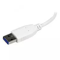 usb 3 0 hub - StarTech ST4300MINU3W USB 3.0 4 Port Mini Hub Baltas (White) - 3 nuotrauka