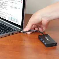 usb c to 3.2 gen 1 - StarTech 4 PORT USB 3.0 HUB - USB-C HUB/GEN 1 HUB 1X USBC + 3X USB A - 2 nuotrauka