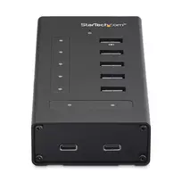 sakotuvas i type c - „StarTech 7 PORT“ USB C HUB – C Į C + A/. - 4 nuotrauka