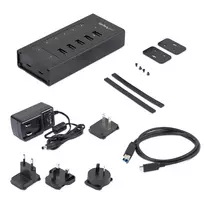 sakotuvas i type c - „StarTech 7 PORT“ USB C HUB – C Į C + A/. - 7 nuotrauka