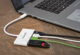 60w type c - Intracom MANHATTAN USB-C 3.1 Gen 1 Type-C Hub USB Type-C kile su trimis A tipo prievadais ir vienu C tipo maitinimo tiekimo prievadu - 5 nuotrauka