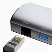 rj45 usb type c - Dudao A15Pro 11in1 Multifunction USB Type C - 3 nuotrauka
