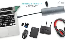 tece - I-TEC USB C MetalNanoDock 4K HDMI PD100W | C31NANOLANPD100 - 2 nuotrauka
