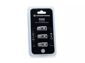 micro usb i to usb c - USB adapteris Conceptronic DonN05G USB-C - mikroUSB Pilka (DonN05G) - 2 nuotrauka