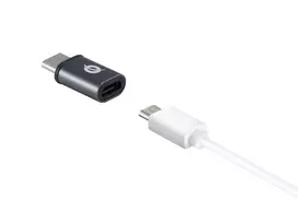 micro usb i to usb c - USB adapteris Conceptronic DonN05G USB-C - mikroUSB Pilka (DonN05G) - 4 nuotrauka