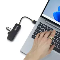 usb 2.4 a - StarTech 4-Port USB-A šakotuvas 5Gbps Juodas (Black) - 2 nuotrauka