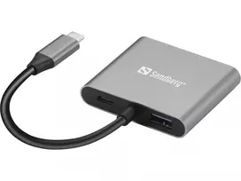 usb c dock - Sandberg 136-44 USB-C Dock 2xHDMI USB PD - 6 nuotrauka