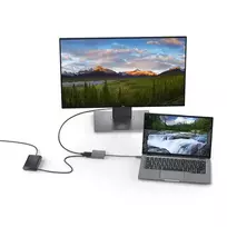 2 usb power adapteris - Dell Adapter USB-C To HDMI/DP With Power Pass-Through - 2 nuotrauka