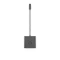 2 usb power adapteris - Dell Adapter USB-C To HDMI/DP With Power Pass-Through - 6 nuotrauka