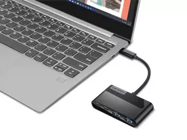 usb 4 port hub - Lenovo | USB-C 4 prievadų šakotuvas | USB-C | Adapteriai - 3 nuotrauka