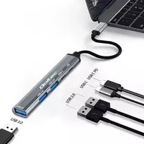 3 in 1 usb c - QOLTEC 53790 Hub Adapteris USB C 3.1 5w1 - 7 nuotrauka