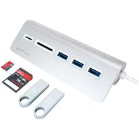 usb 3 0 hub type -  SATECHI USB-C Aluminum USB ir korteliu skaitytuvas ST-TCHCRS - 2 nuotrauka