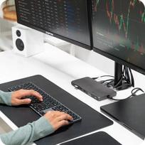 dc laidas - Satechi Thunderbolt 4 Multi-Display Docking Station ST-DT4MDM-EU Juodas (Black) - 3 nuotrauka
