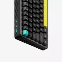 anglis - NuPhy Halo96 V2 IO Wireless Belaidė Žaidimų Klaviatūra ,  Obsidian Juodas, Raudonas Max - 3 nuotrauka