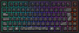 rgb klaviatura - Dark Project ALU81A Terra Nova (Juoda) G3MS Moonstone Switch, ISO - 7 nuotrauka