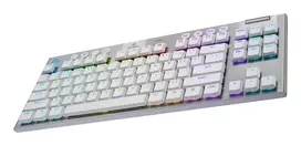 logitech g915 - Logitech G915 X LIGHTSPEED TKL Belaidė Klaviatūra Žaidimams Balta (White) - 2 nuotrauka