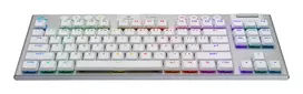 logitech g915 - Logitech G915 X LIGHTSPEED TKL Belaidė Klaviatūra Žaidimams Balta (White) - 3 nuotrauka