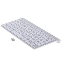 klaviatura lt slim - Proline KX5112 Belaidė Klaviatūra Kompiuteriui ir Smart TV Sidabrinė (Silver) - 7 nuotrauka